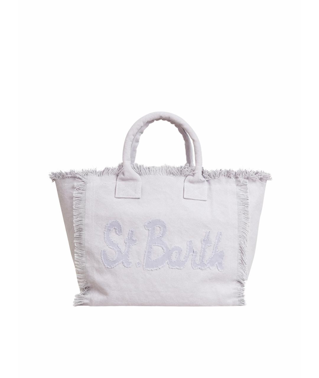 MC2 SAINT BARTH Белая тканевая сумка через плечо, фото 1