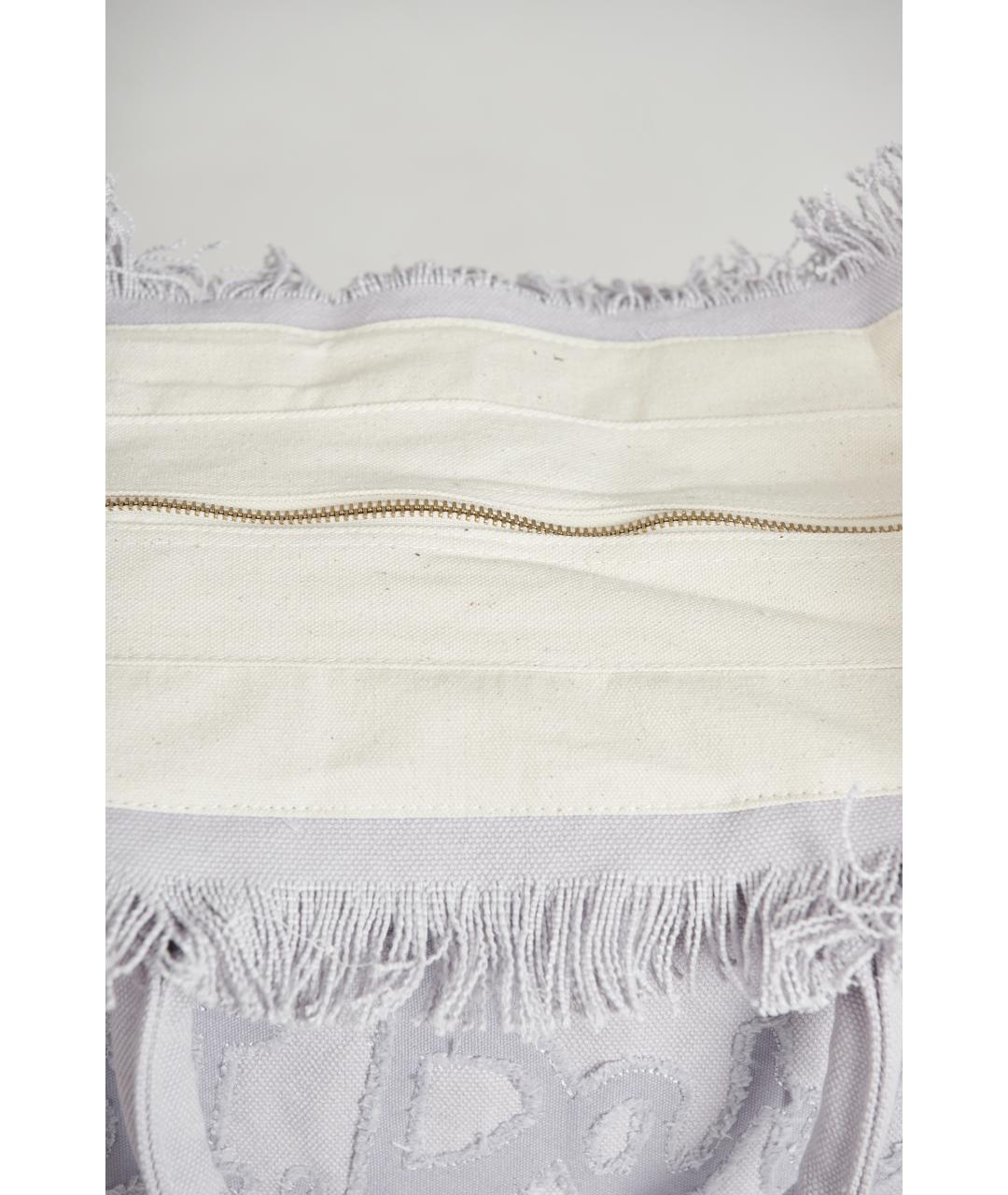 MC2 SAINT BARTH Белая тканевая сумка через плечо, фото 4