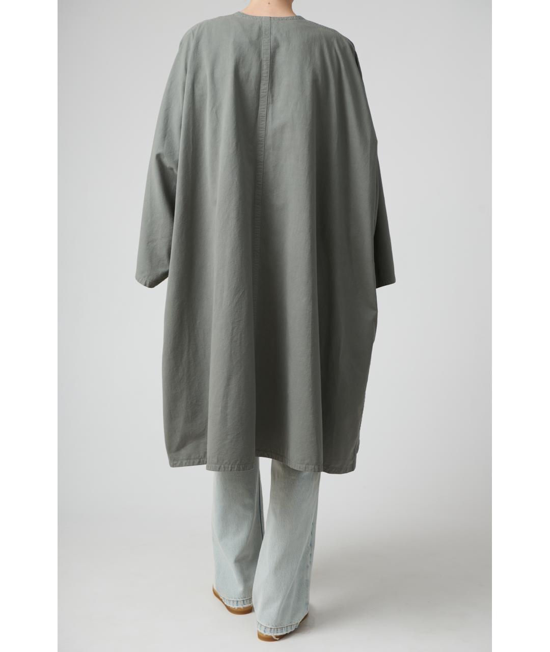 THE ROW Серый хлопковый тренч/плащ, фото 3