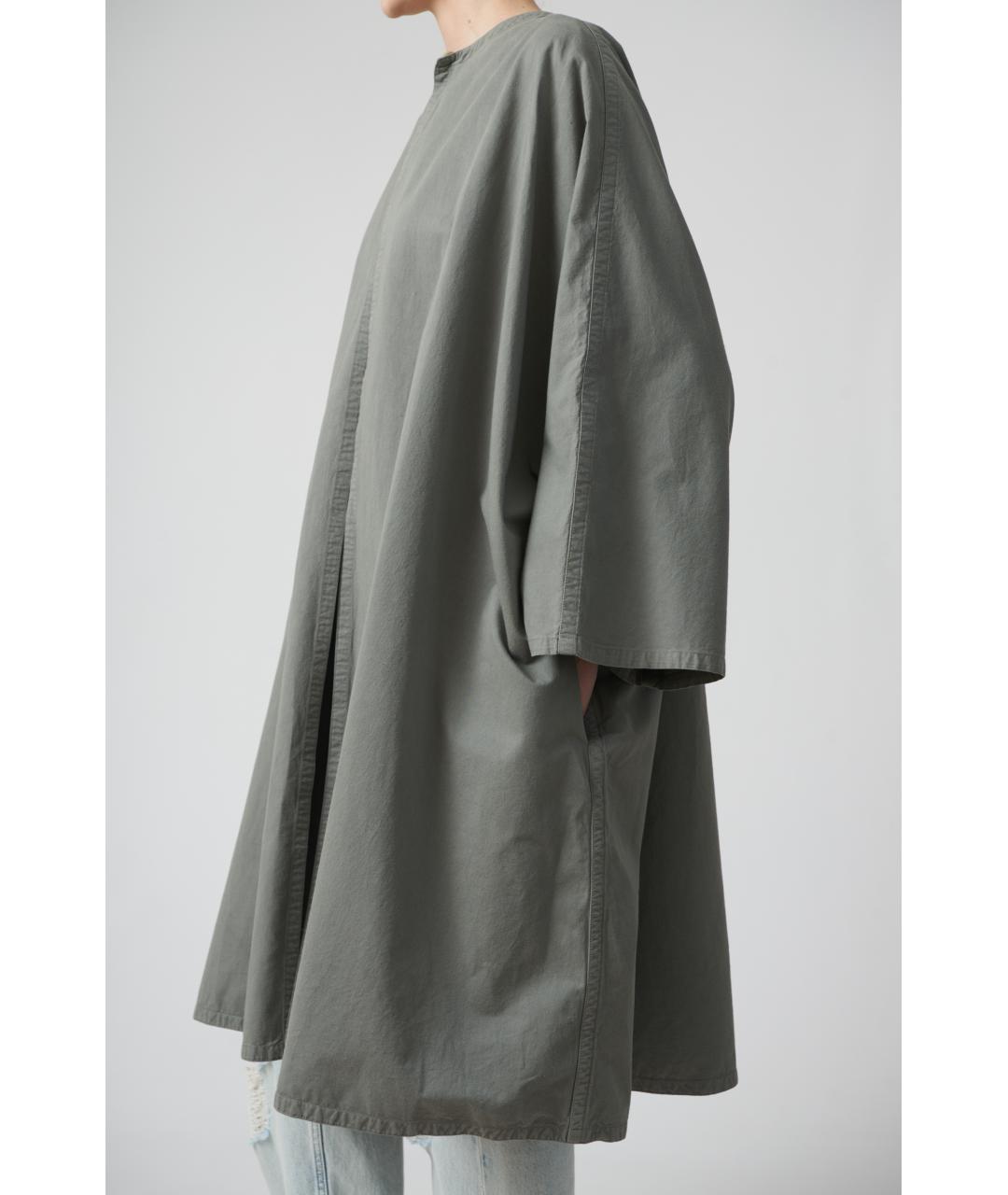 THE ROW Серый хлопковый тренч/плащ, фото 2