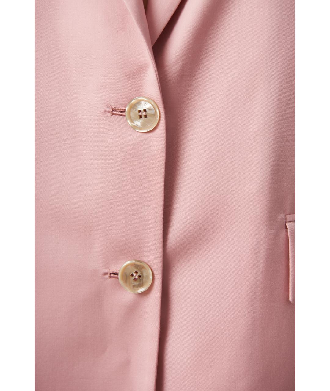 KITON Розовый шерстяной жакет/пиджак, фото 5