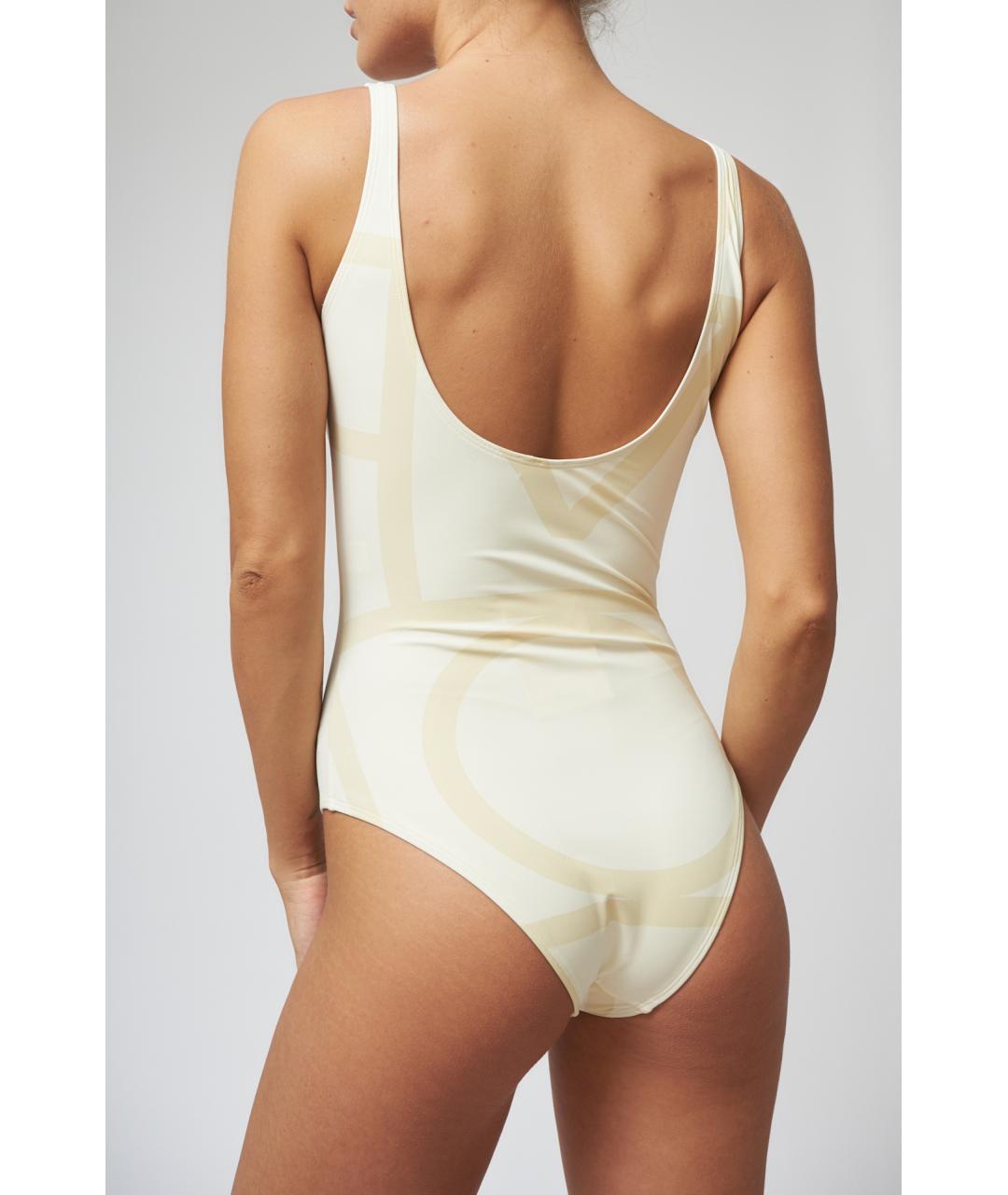 TOTEME Бежевый полиамидовый купальник, фото 3