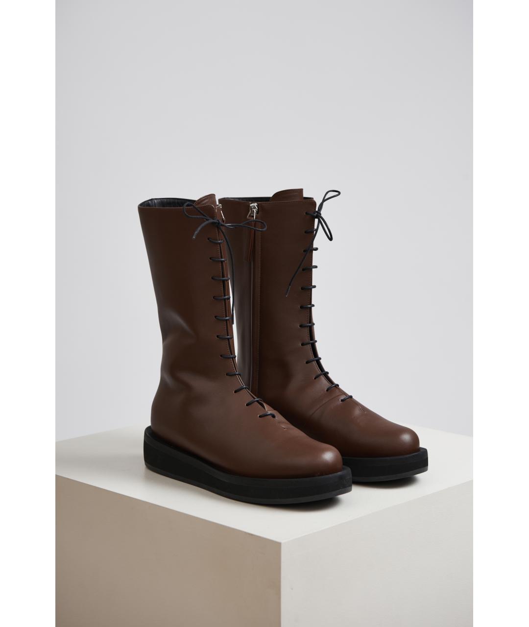 NEOUS Коричневые кожаные ботинки, фото 5