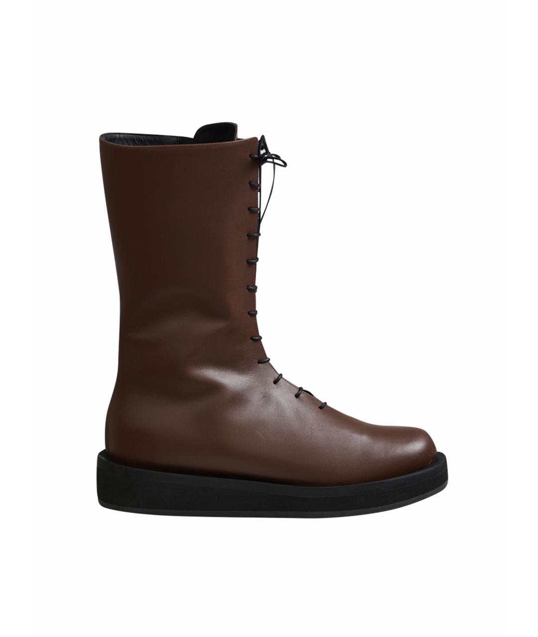 NEOUS Коричневые кожаные ботинки, фото 1