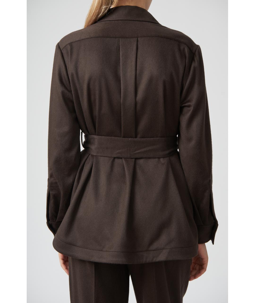 KITON Коричневая кашемировая блузы, фото 3