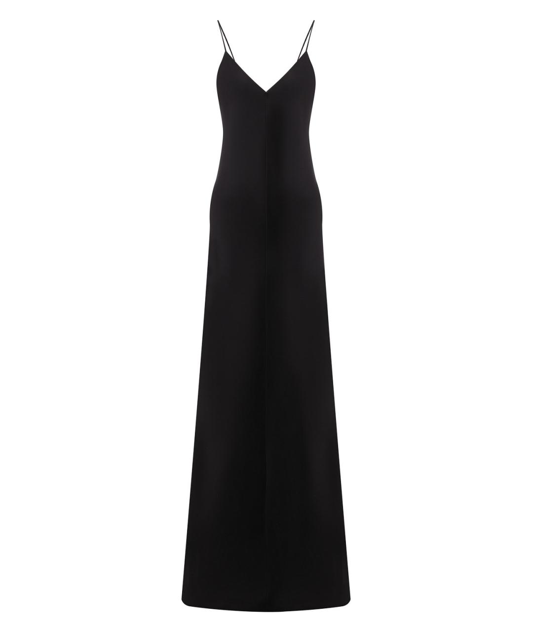 THE ROW Черное шелковое вечернее платье, фото 1