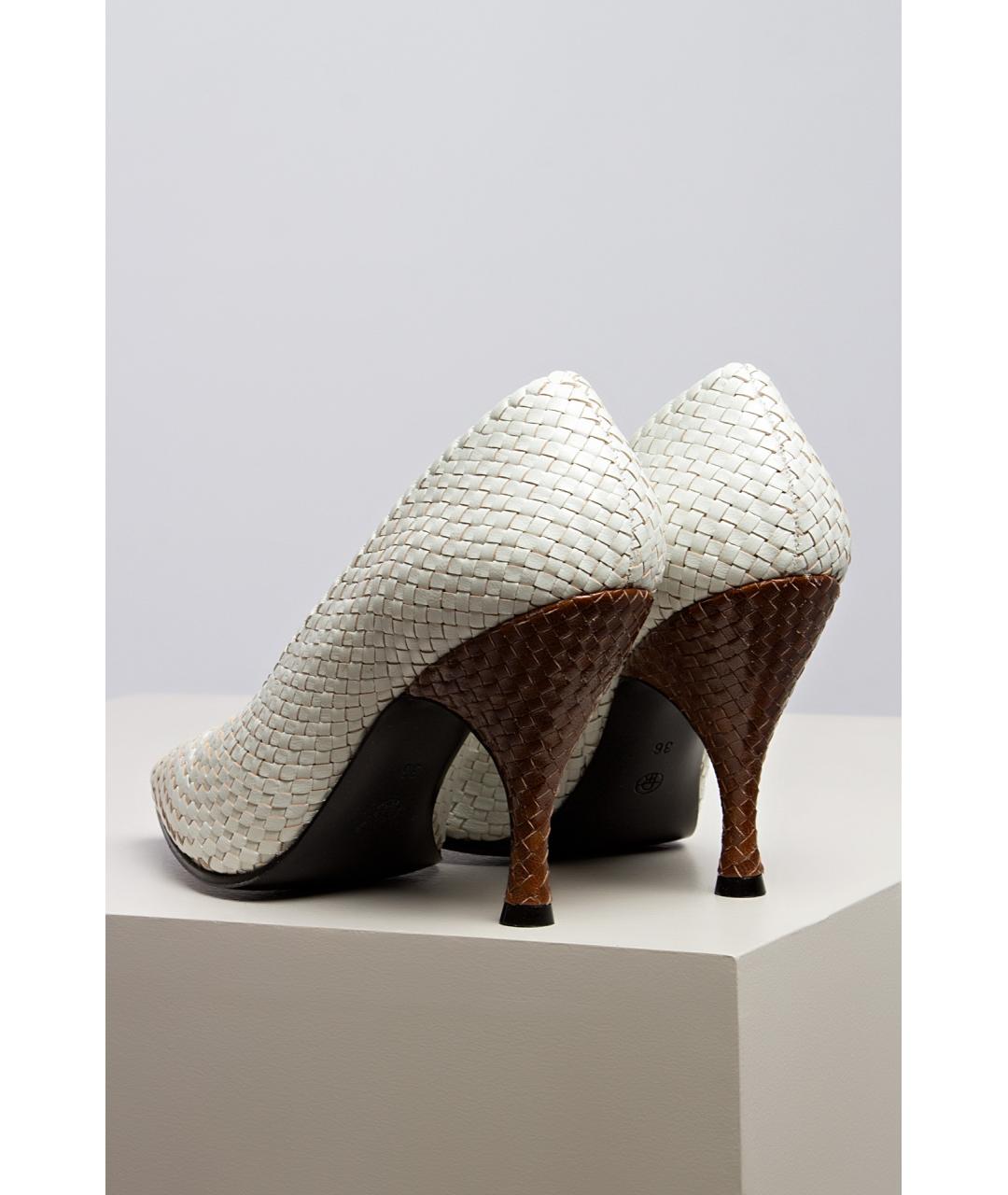 THE ROW Белые кожаные туфли, фото 3