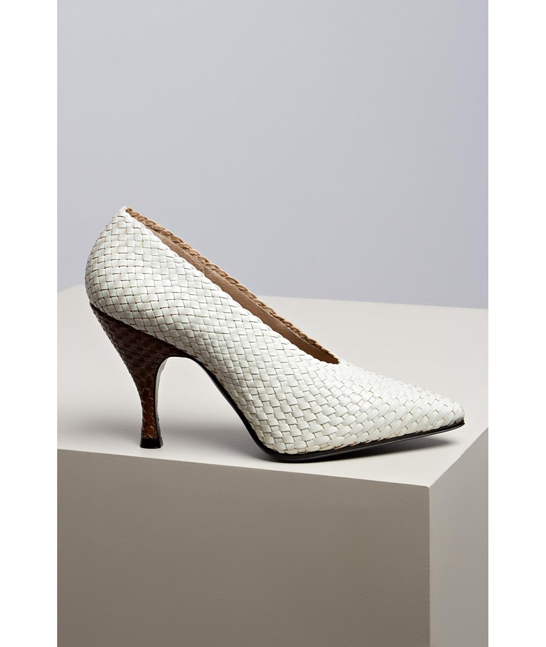 THE ROW Белые кожаные туфли, фото 4