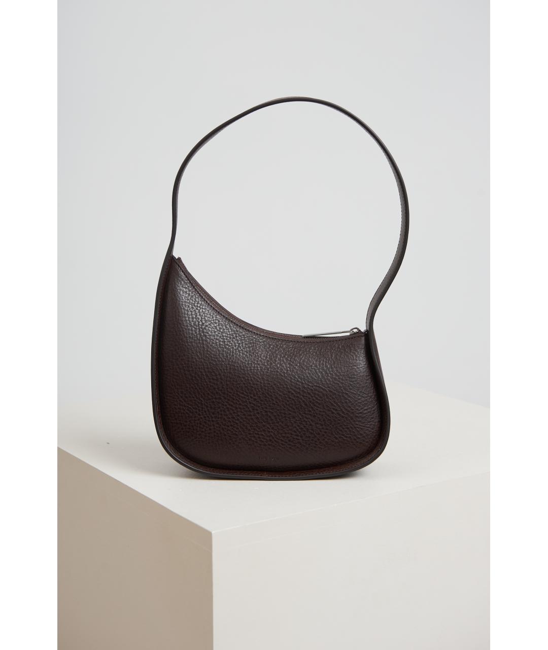 THE ROW Коричневая кожаная сумка через плечо, фото 2