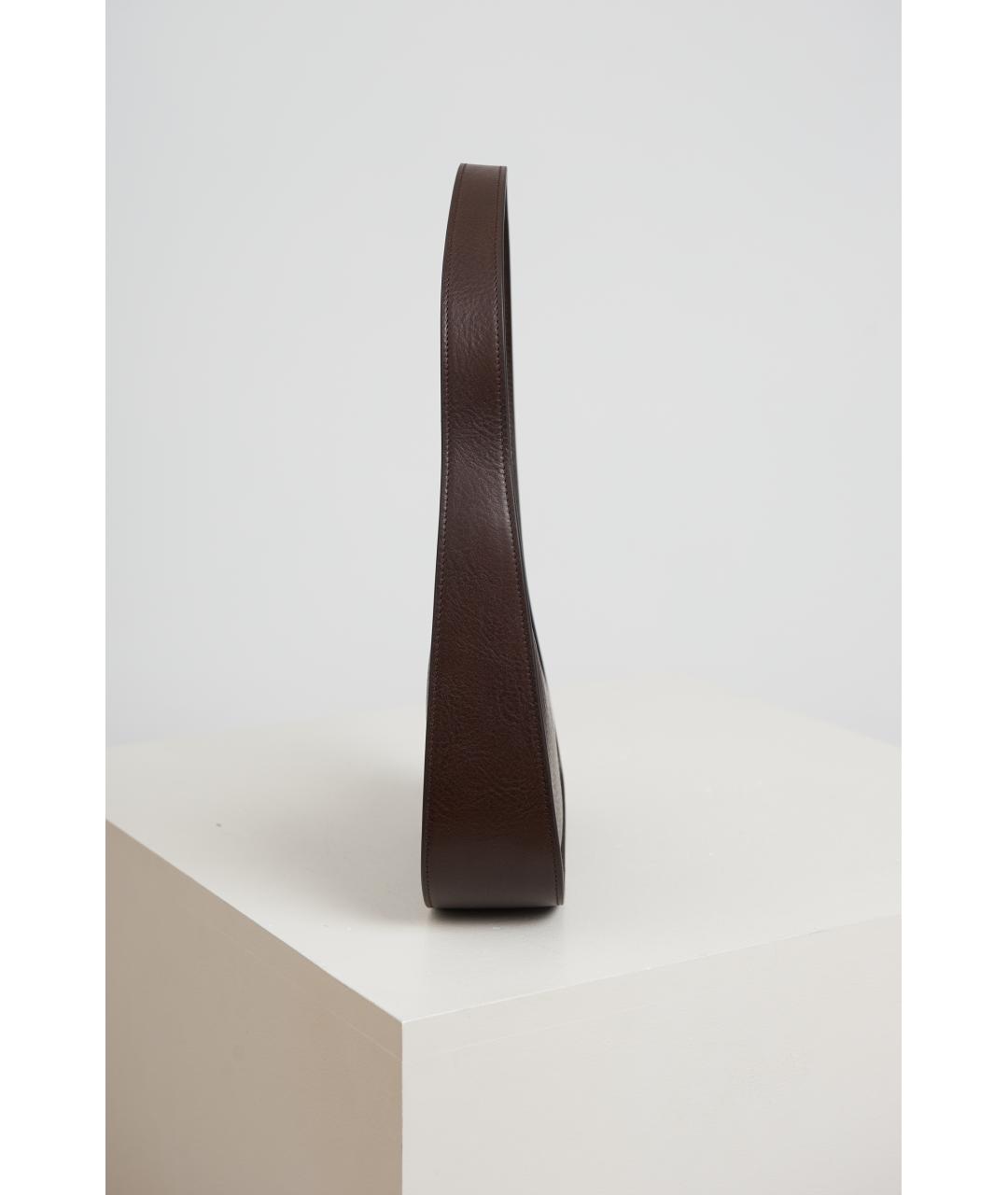 THE ROW Коричневая кожаная сумка через плечо, фото 3