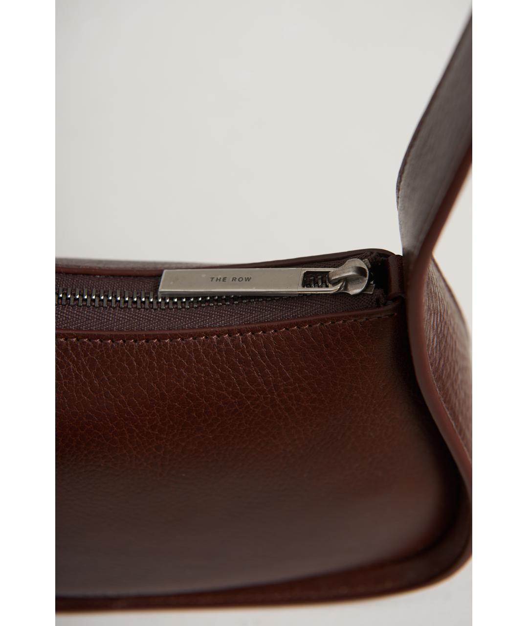 THE ROW Бордовая кожаная сумка через плечо, фото 4