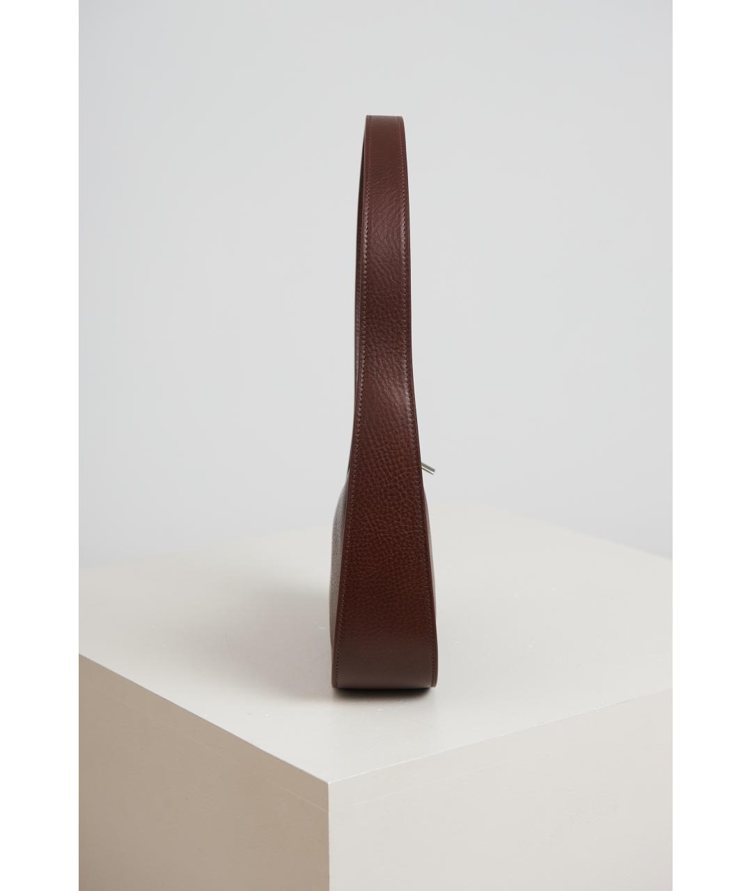 THE ROW Бордовая кожаная сумка через плечо, фото 2