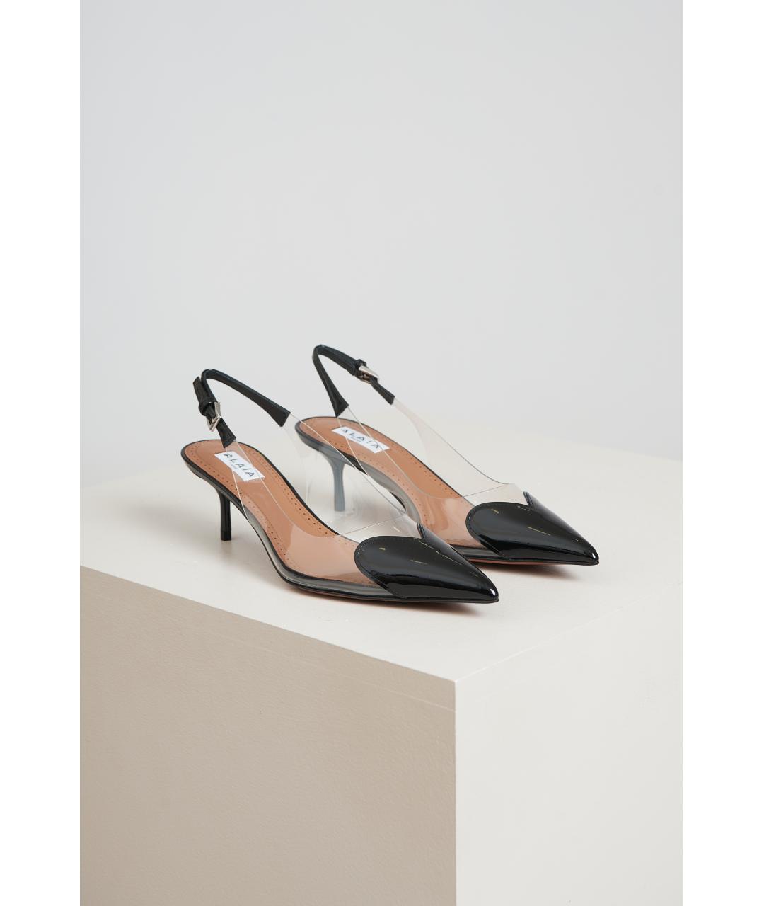 ALAIA Черные кожаные туфли, фото 6
