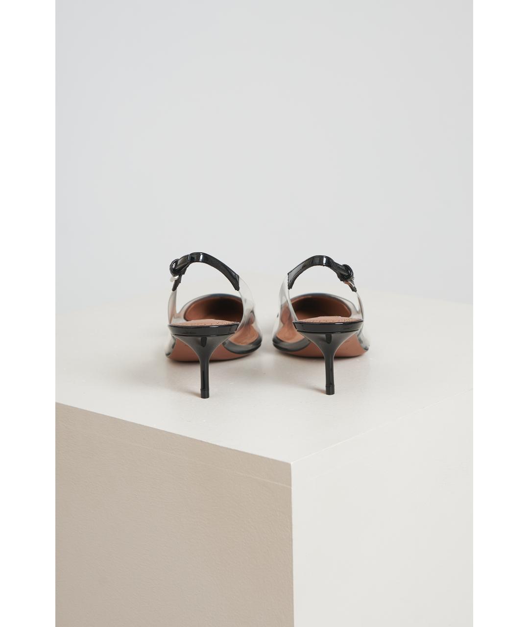 ALAIA Черные кожаные туфли, фото 3