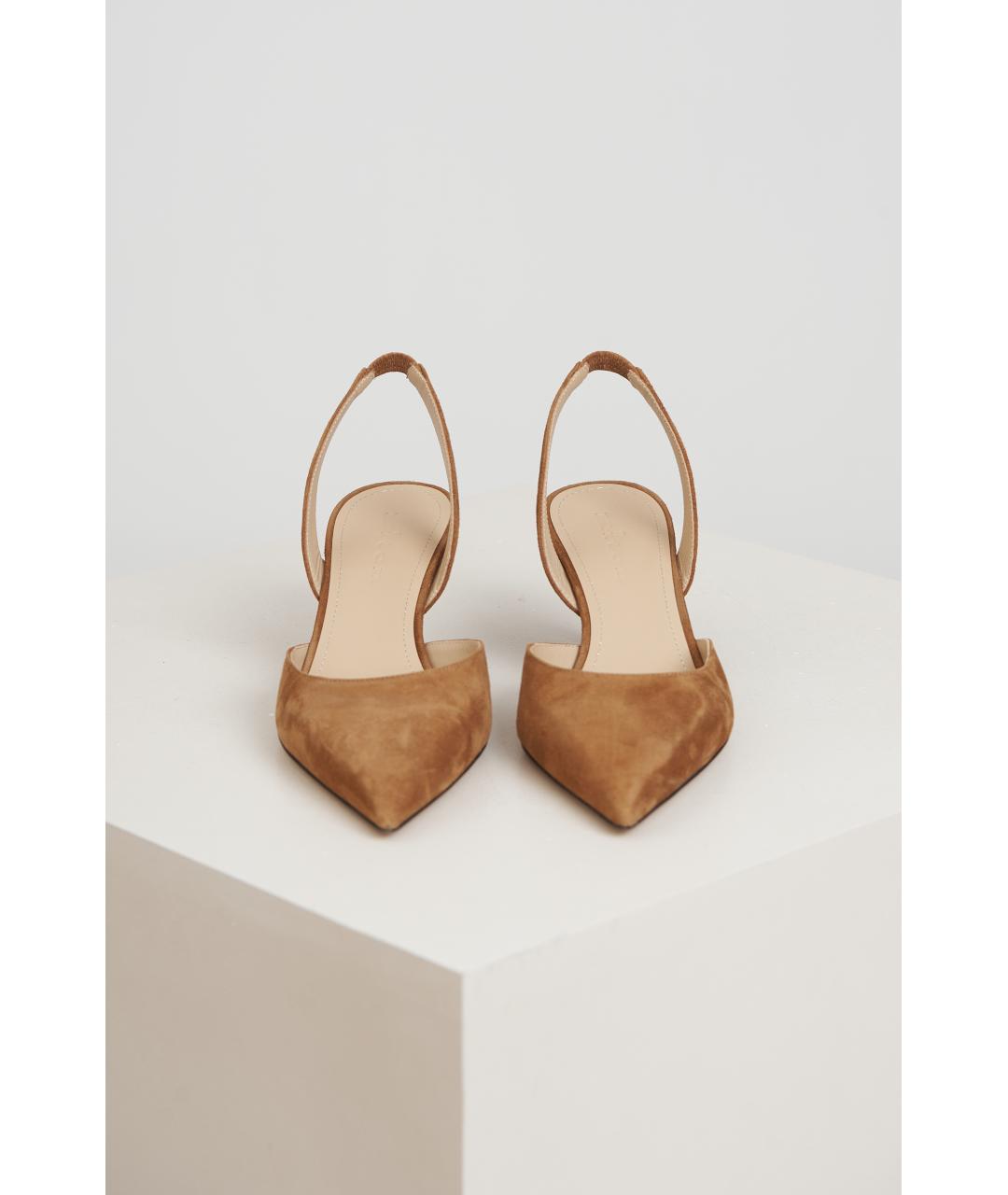 KITON Коричневые кожаные туфли, фото 4