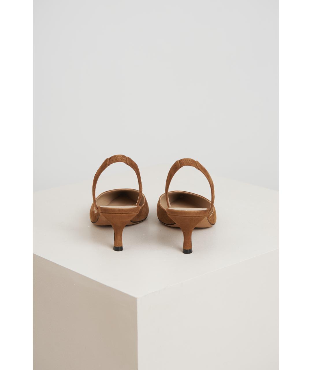 KITON Коричневые кожаные туфли, фото 3