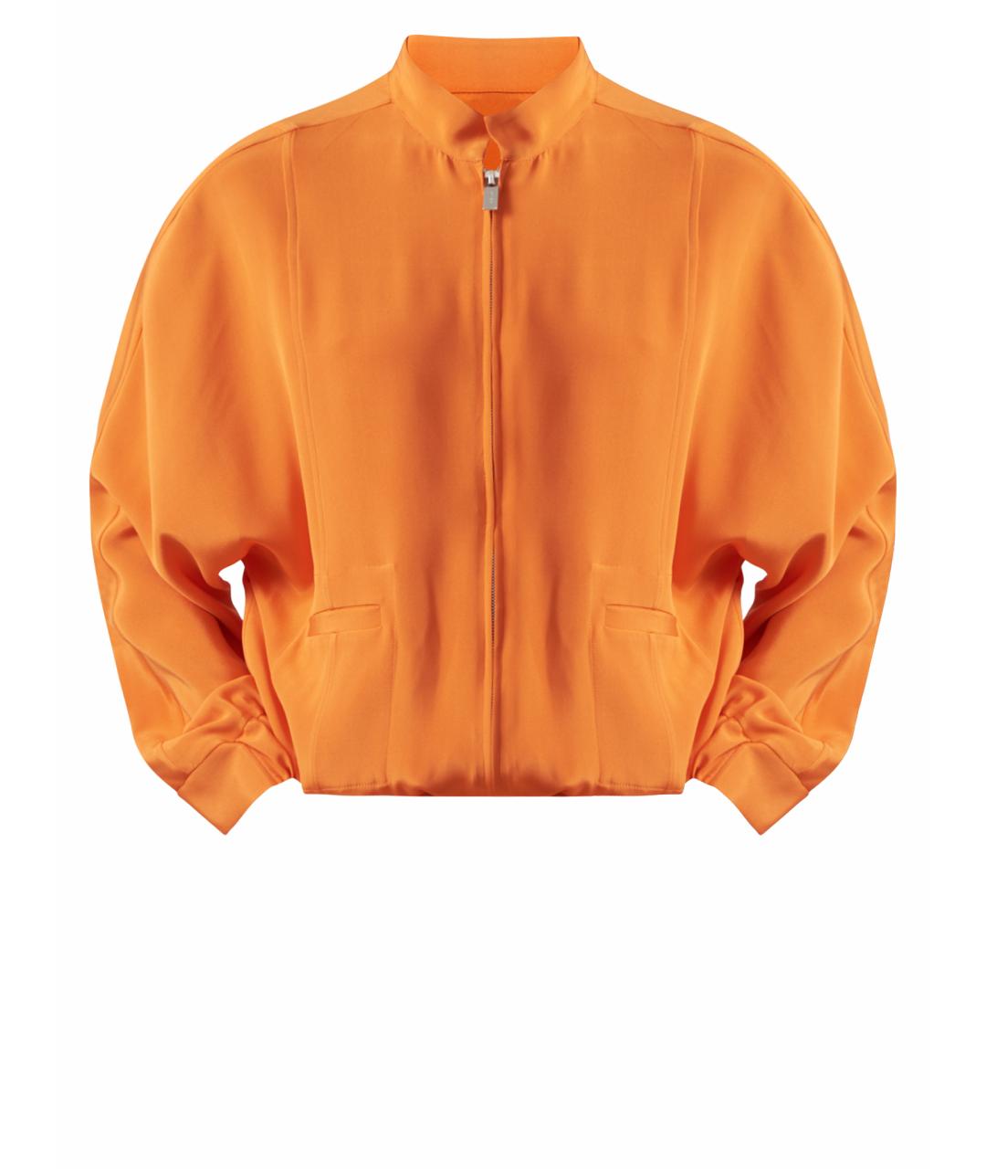KITON Оранжевый шелковый жакет/пиджак, фото 1
