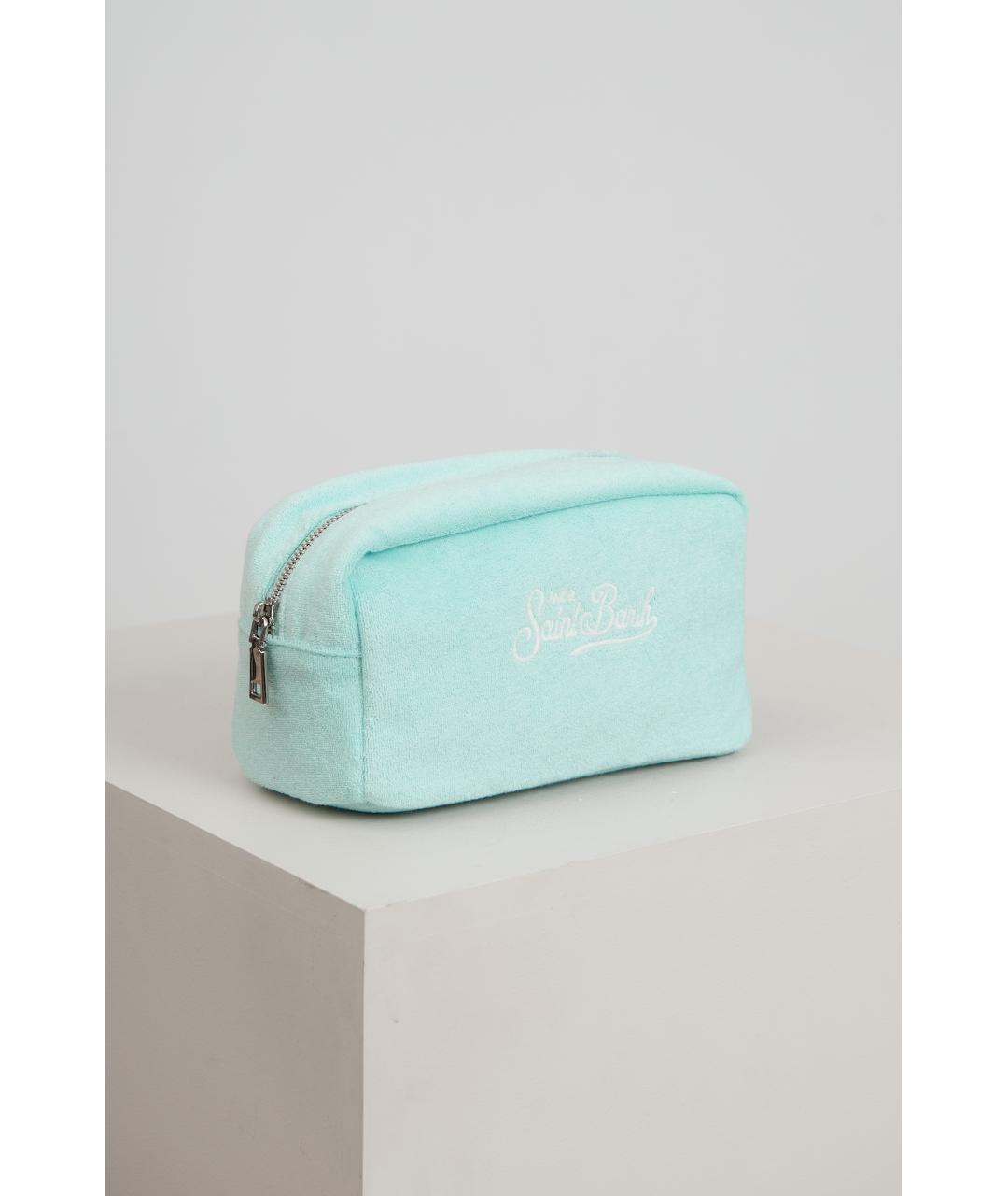 MC2 SAINT BARTH Бирюзовая тканевая сумка через плечо, фото 2