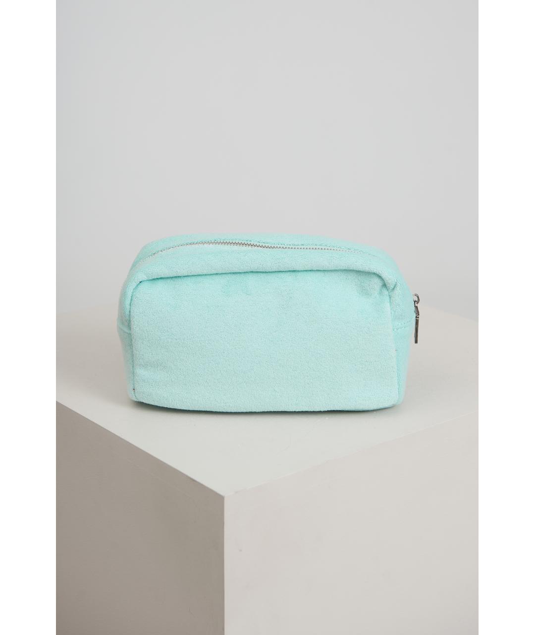 MC2 SAINT BARTH Бирюзовая тканевая сумка через плечо, фото 5