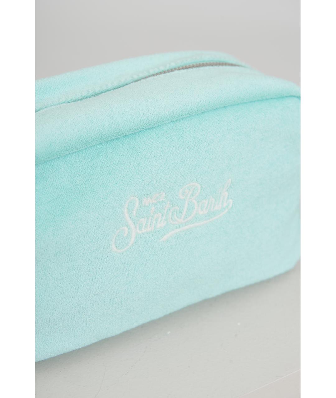 MC2 SAINT BARTH Бирюзовая тканевая сумка через плечо, фото 3