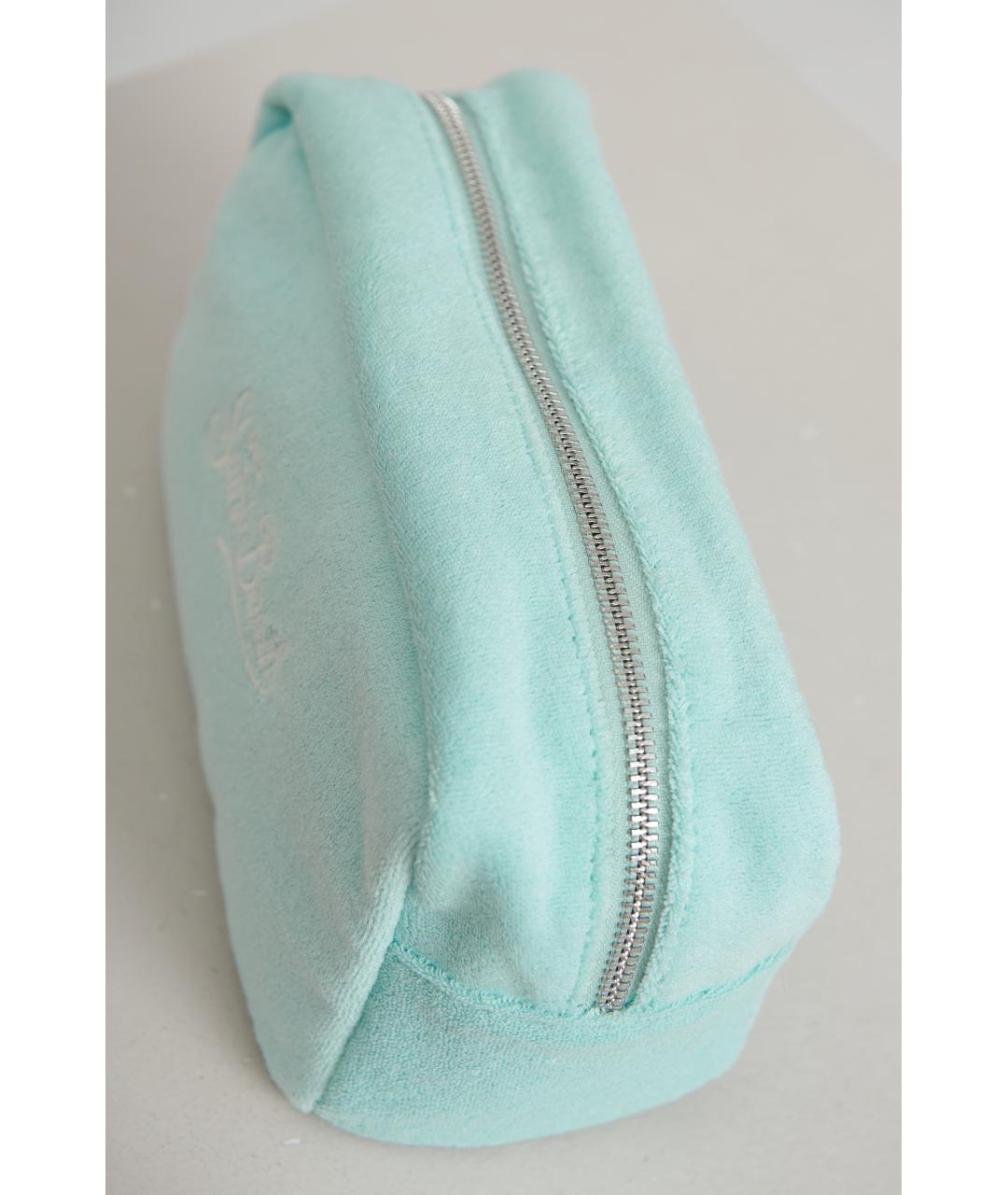 MC2 SAINT BARTH Бирюзовая тканевая сумка через плечо, фото 6