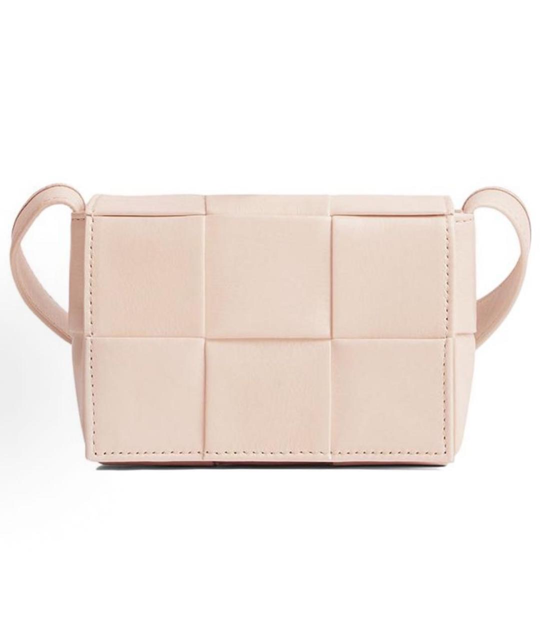 BOTTEGA VENETA Бежевая кожаная сумка через плечо, фото 5