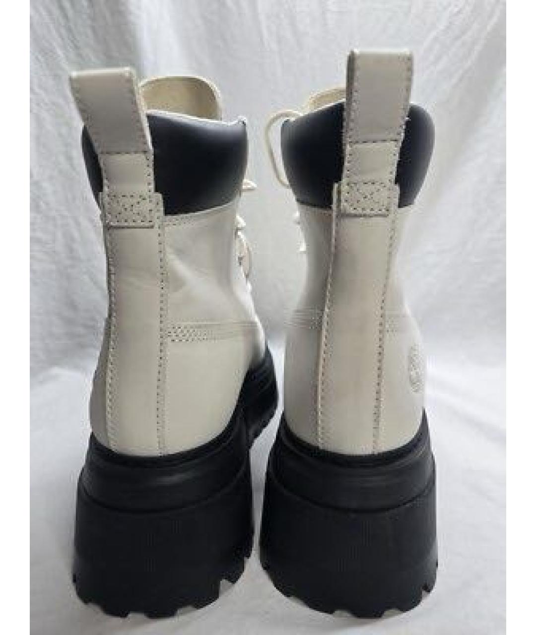 TIMBERLAND Белые нубуковые ботинки, фото 4