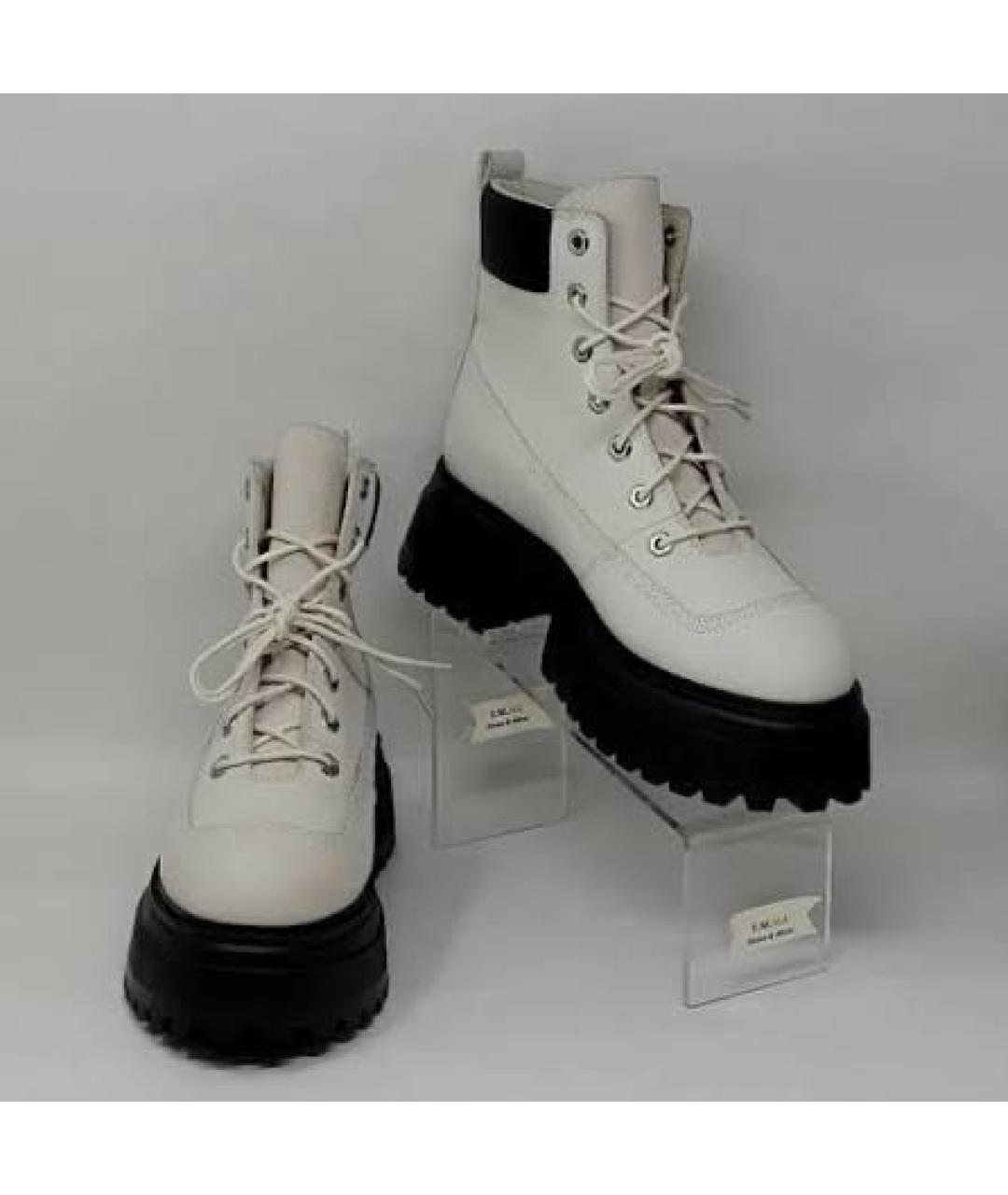 TIMBERLAND Белые нубуковые ботинки, фото 5