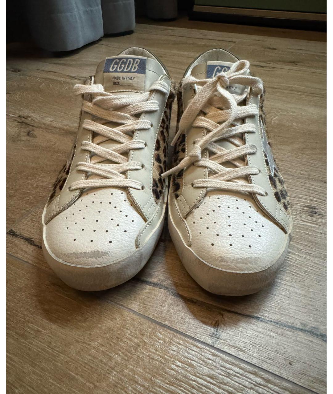 GOLDEN GOOSE DELUXE BRAND Мульти кожаные кеды, фото 2