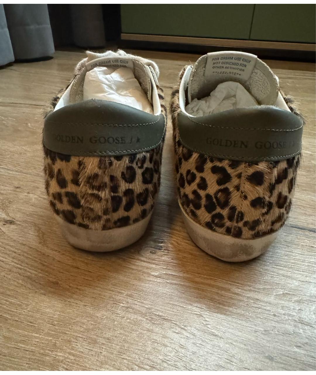 GOLDEN GOOSE DELUXE BRAND Мульти кожаные кеды, фото 4