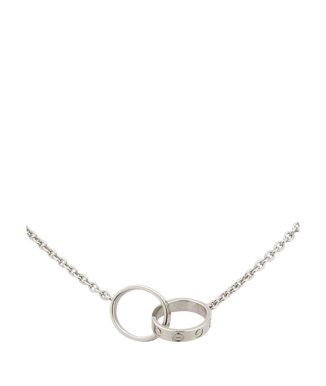 CARTIER Белое колье из белого золота, фото 1