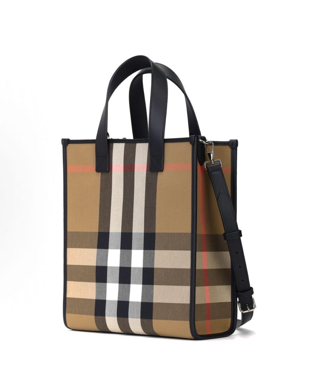 BURBERRY Коричневая сумка тоут, фото 3