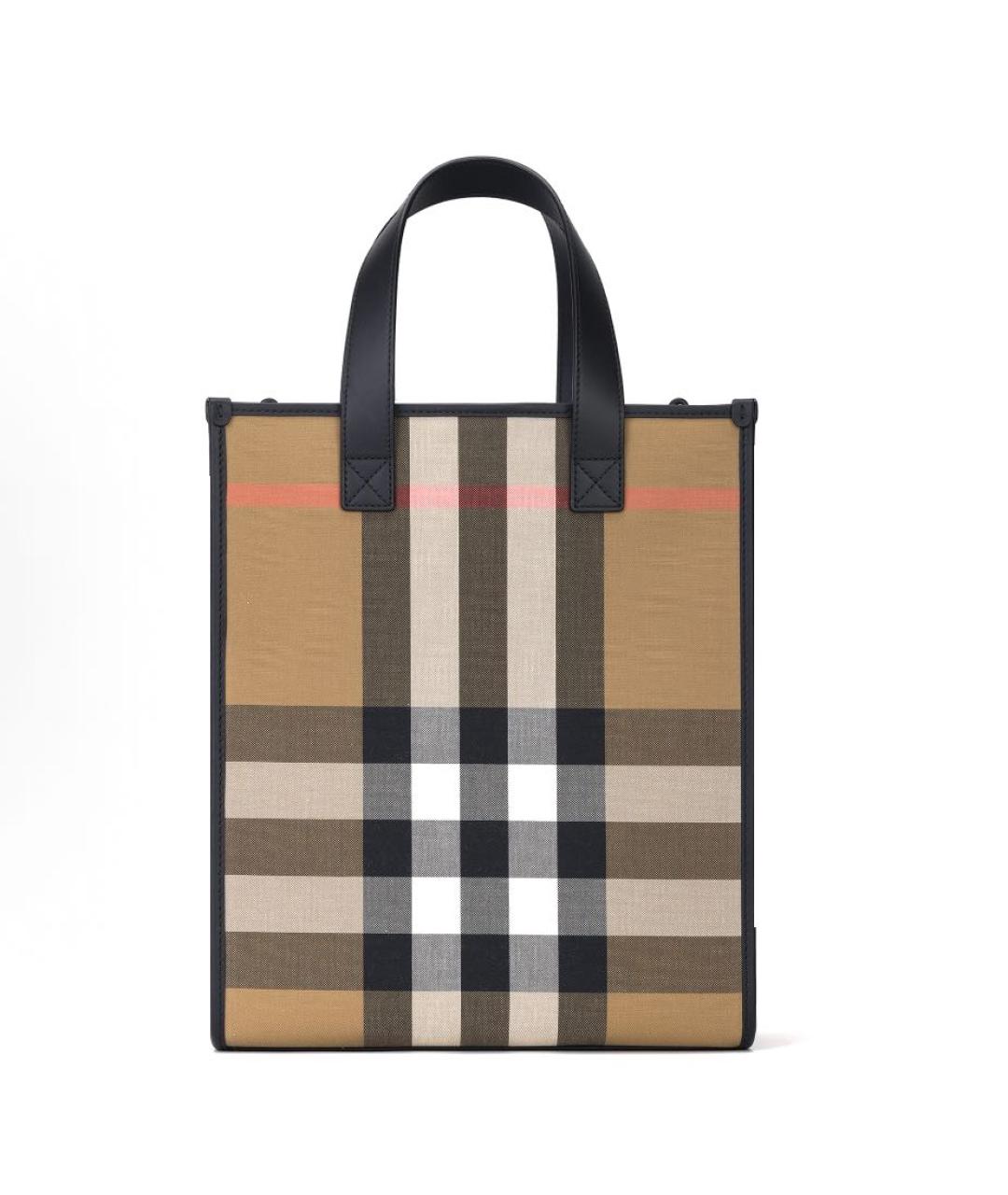 BURBERRY Коричневая сумка тоут, фото 4