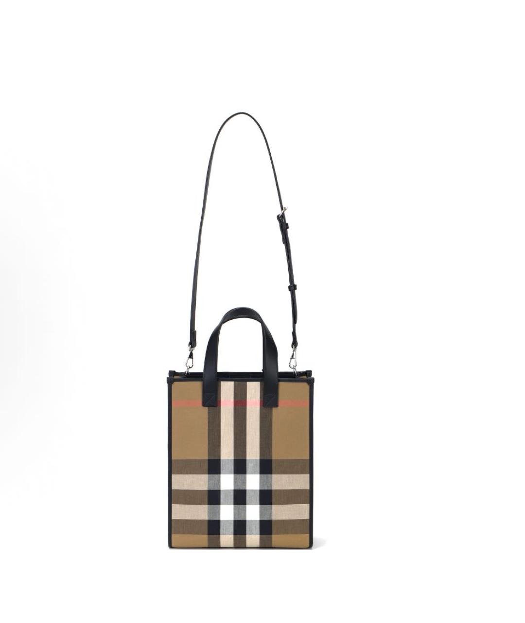 BURBERRY Коричневая сумка тоут, фото 2
