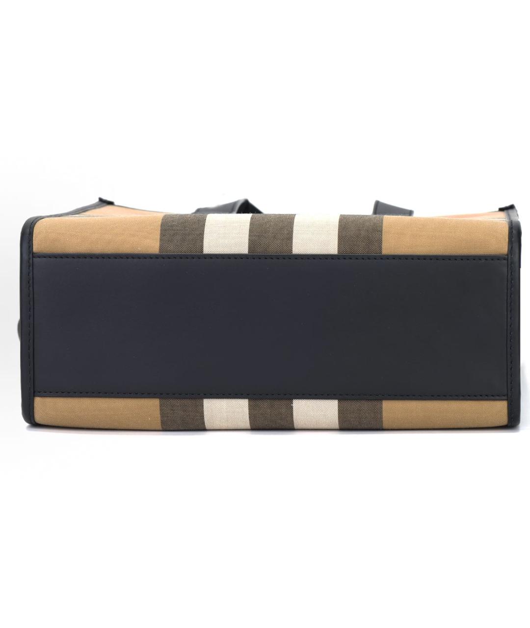 BURBERRY Коричневая сумка тоут, фото 6