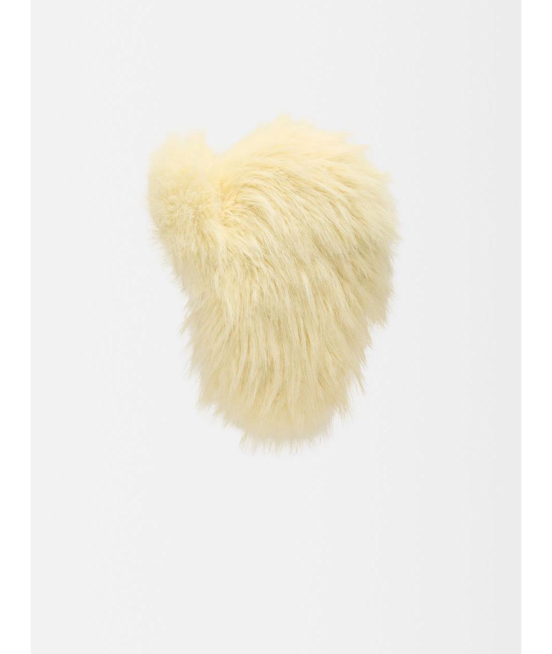 JACQUEMUS Бежевая синтетическая шапка, фото 3