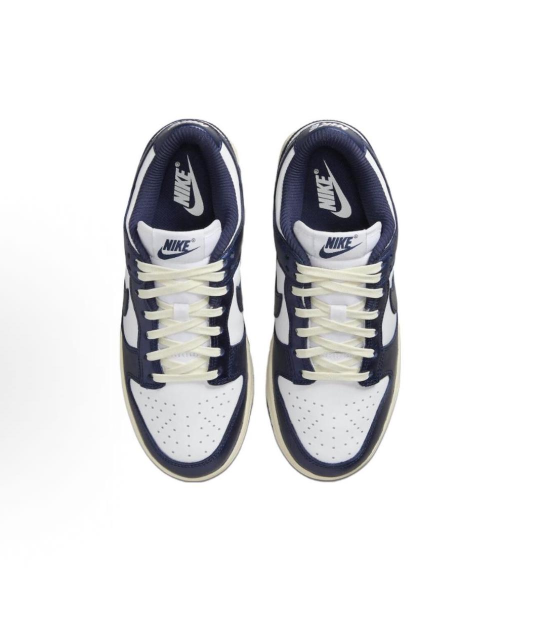 NIKE Темно-синие кроссовки из искусственной кожи, фото 2