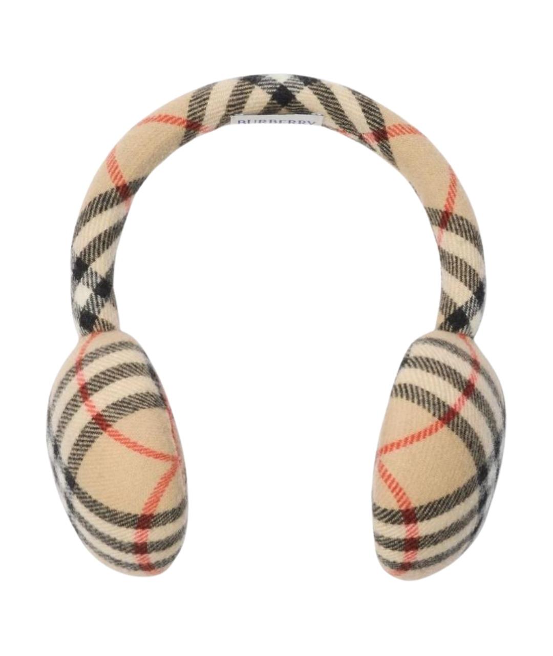 BURBERRY Коричневые наушники, фото 1
