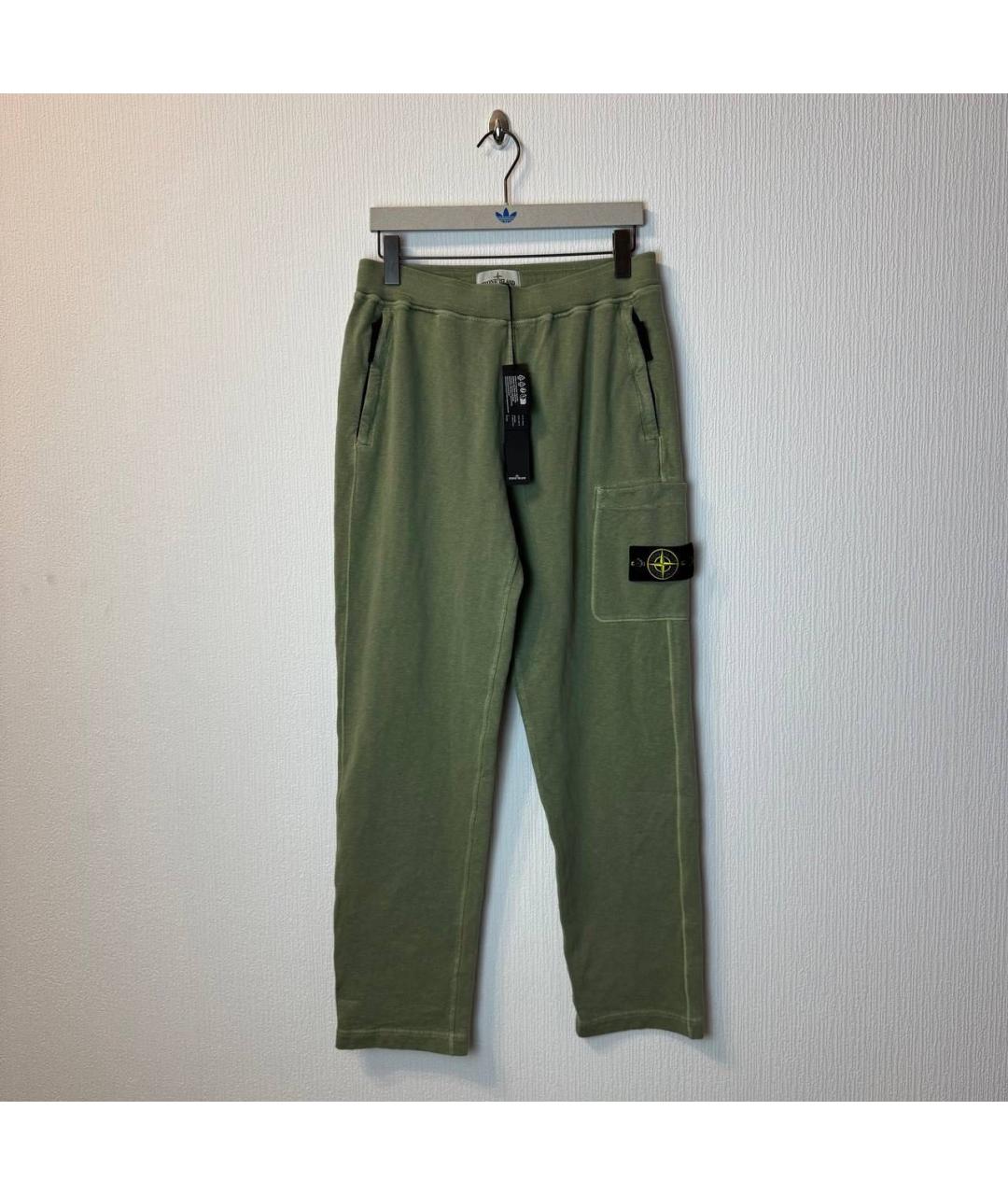STONE ISLAND Хаки повседневные брюки, фото 6