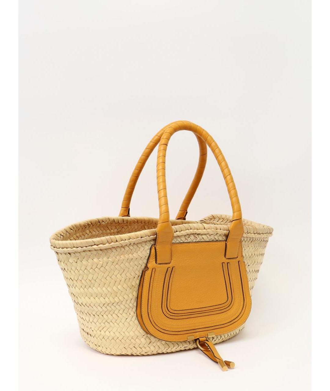 CHLOE Бежевая пляжная сумка, фото 2