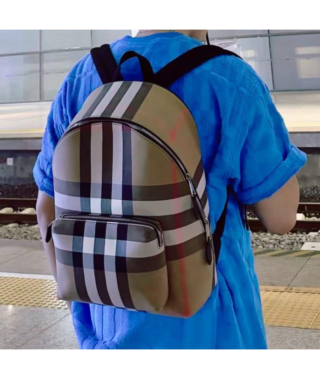 BURBERRY Коричневый рюкзак, фото 8
