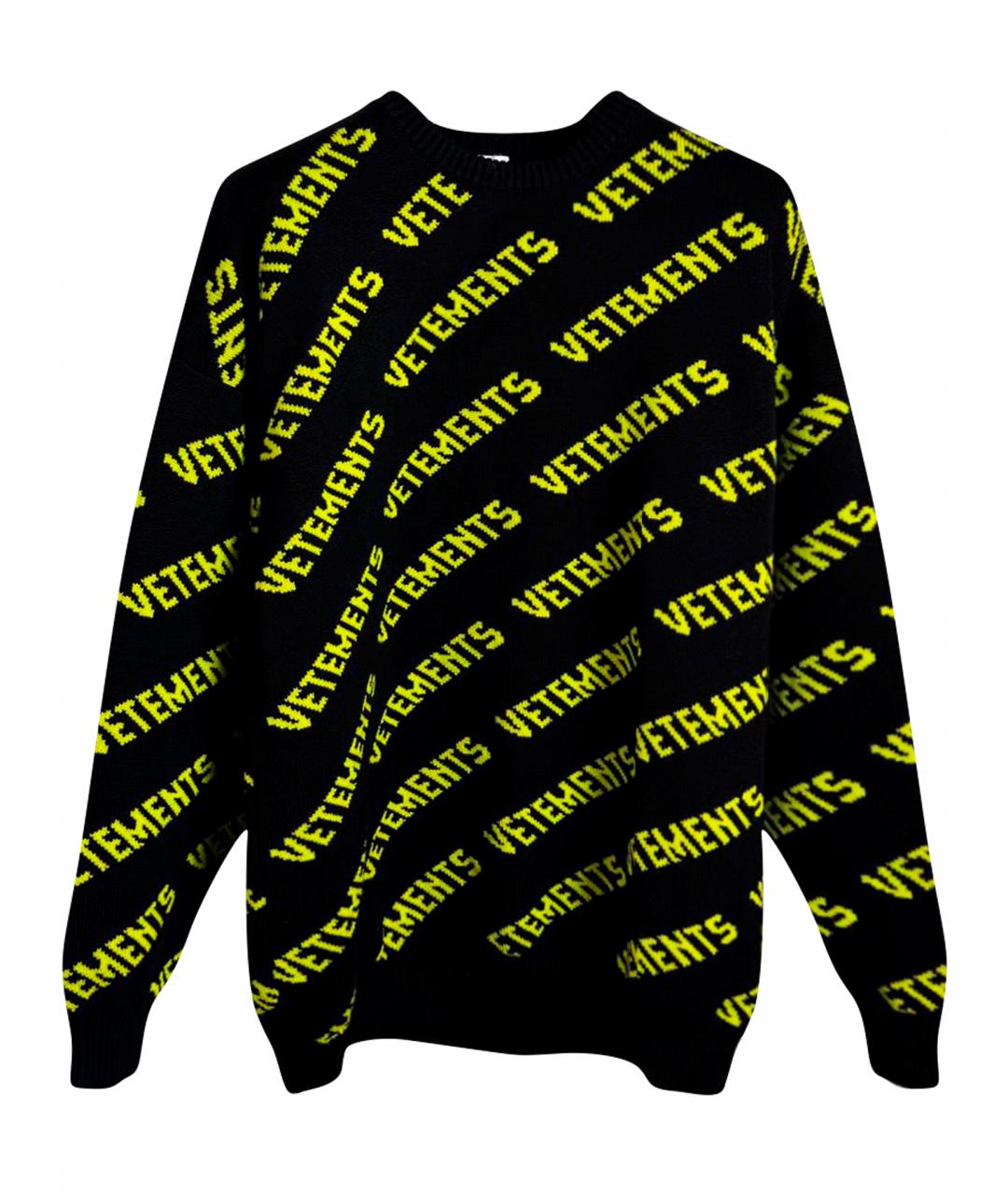 VETEMENTS Черный джемпер / свитер, фото 1