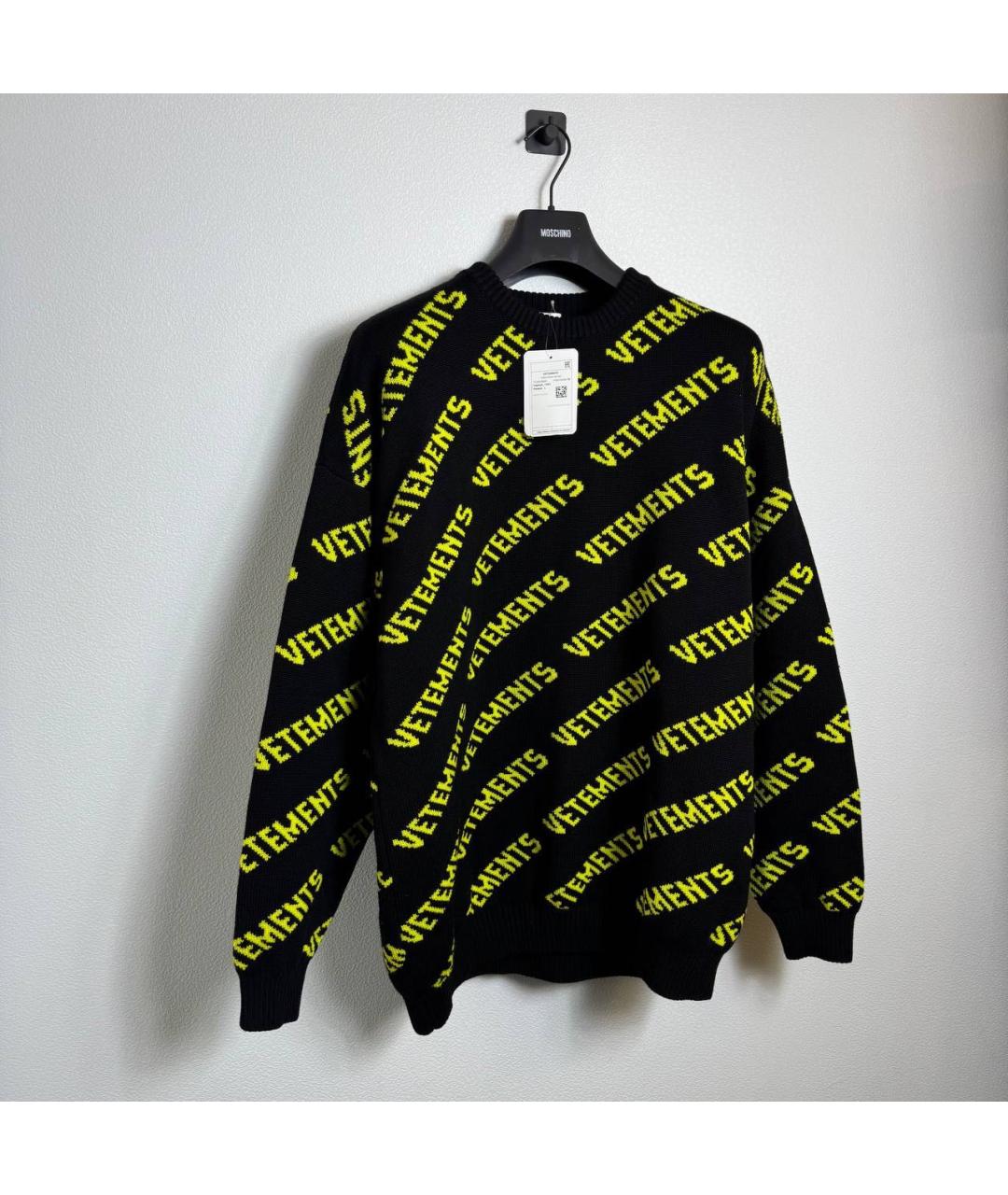VETEMENTS Черный джемпер / свитер, фото 7