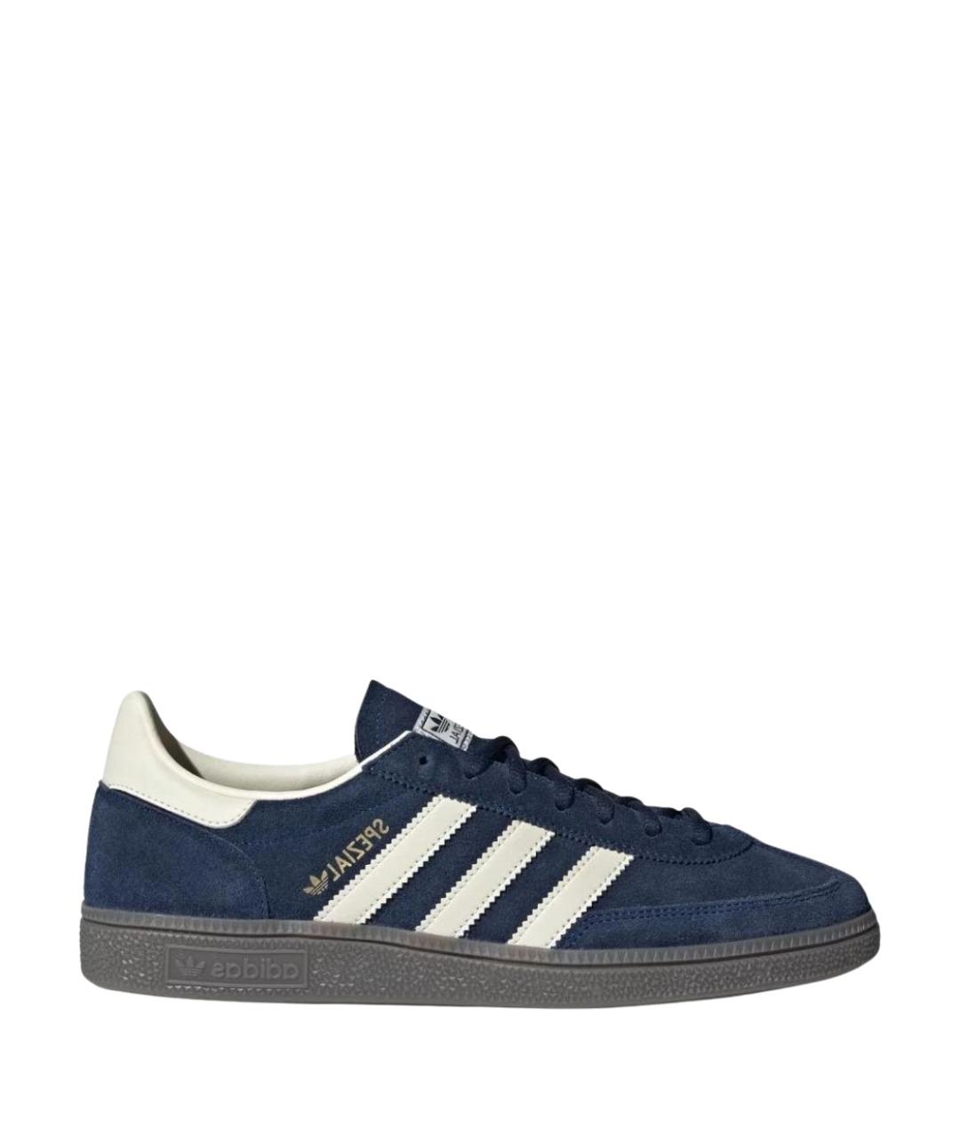 ADIDAS Темно-синие замшевые кроссовки, фото 1