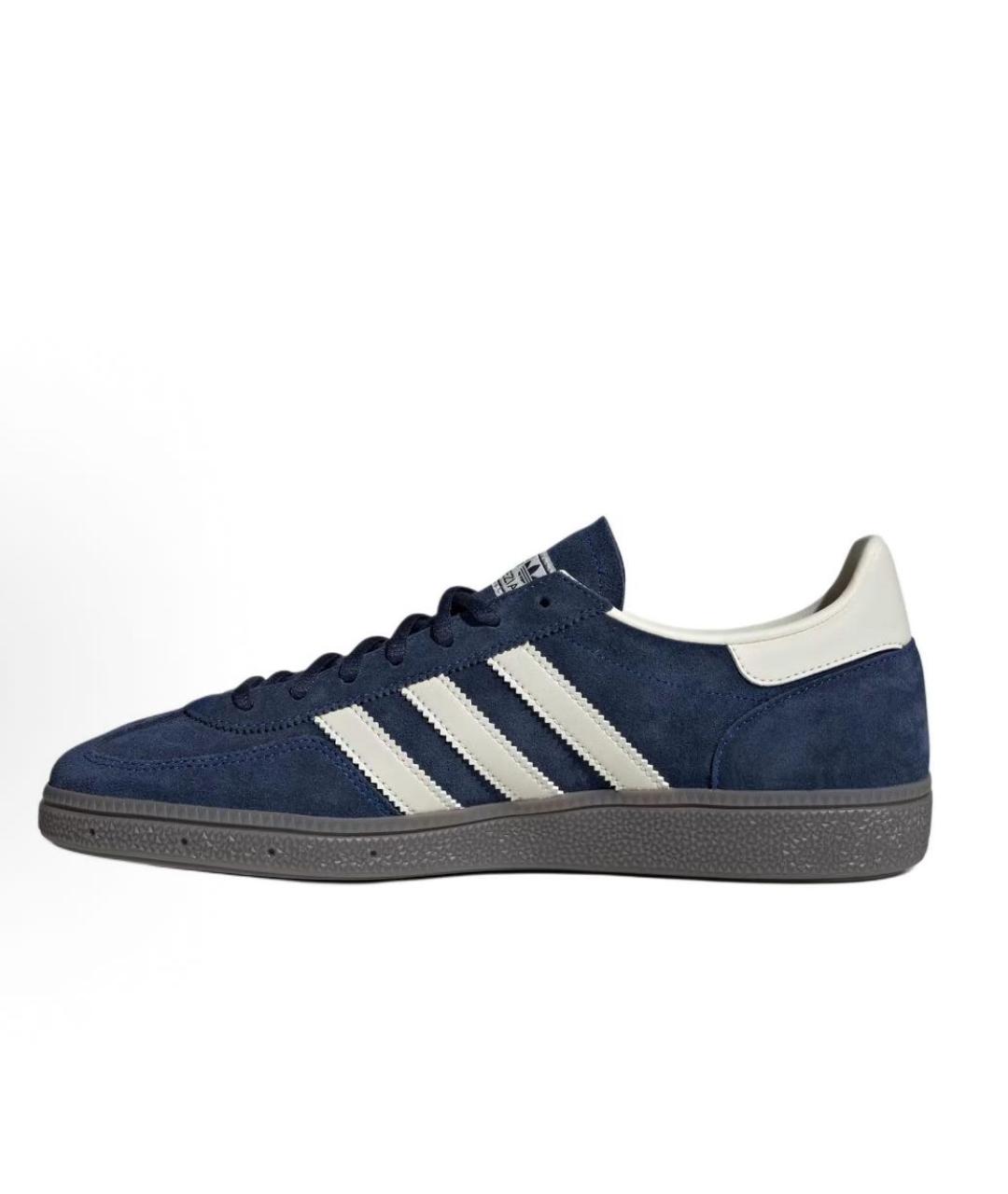 ADIDAS Темно-синие замшевые кроссовки, фото 2