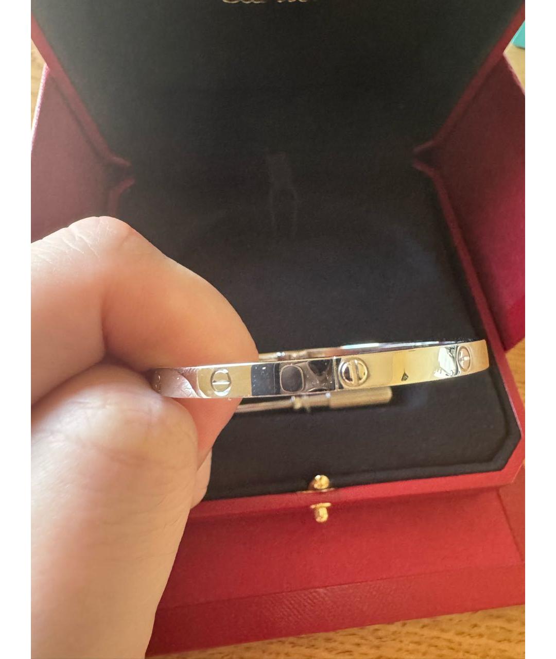 CARTIER Браслет из белого золота, фото 4