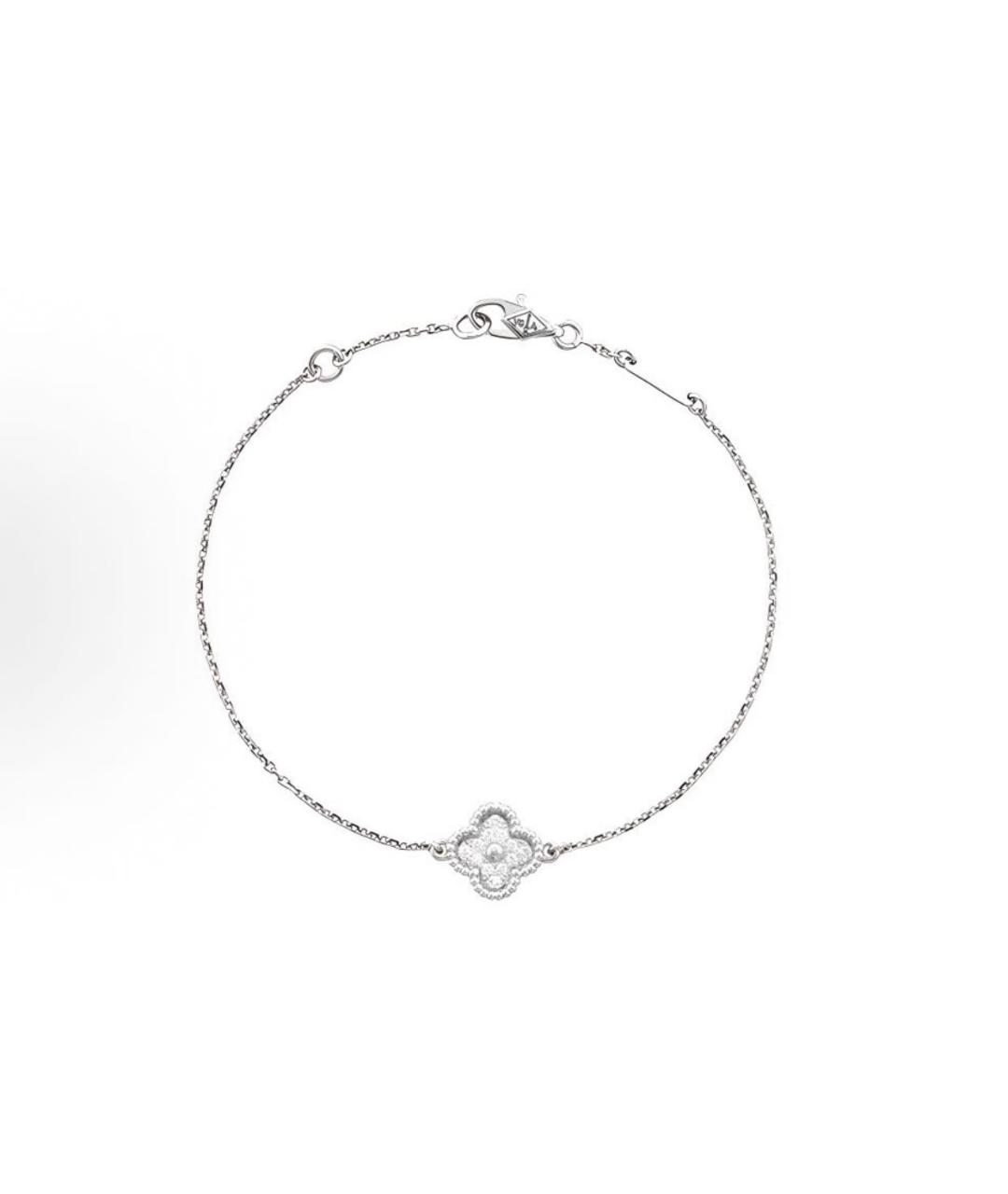 VAN CLEEF & ARPELS Серебрянный браслет из белого золота, фото 7