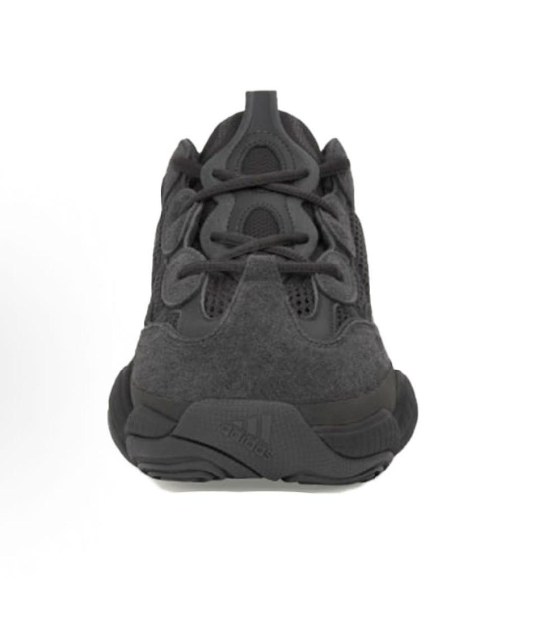 ADIDAS YEEZY Черные замшевые кроссовки, фото 2
