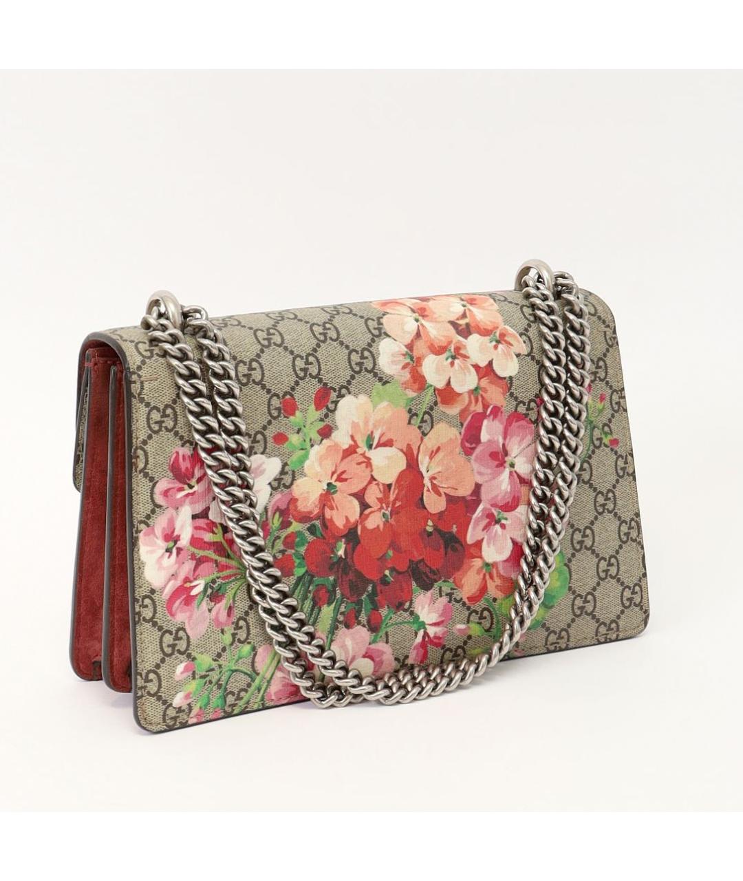 GUCCI Коричневая кожаная сумка через плечо, фото 3