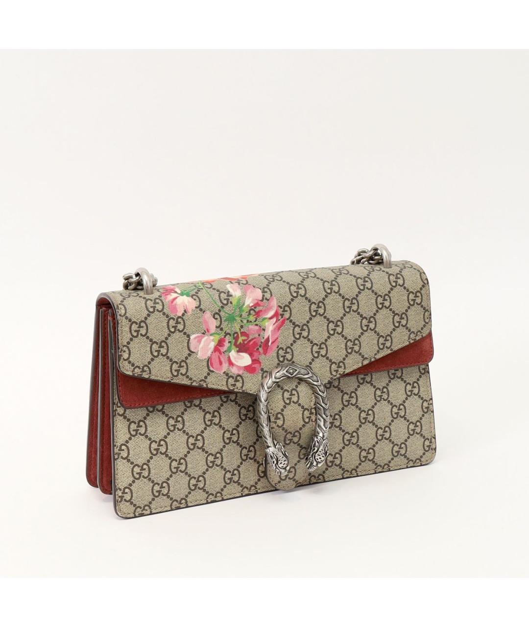 GUCCI Коричневая кожаная сумка через плечо, фото 2